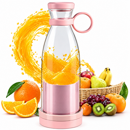 Electric Portable Mini Juicer Bottle | Wireless Personal Size Juicer Blender